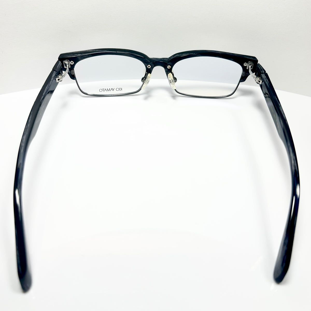 KIO YAMATO KP-161U col.04 Men's Eyeglasses Frames in Dark Blue - Authentic New