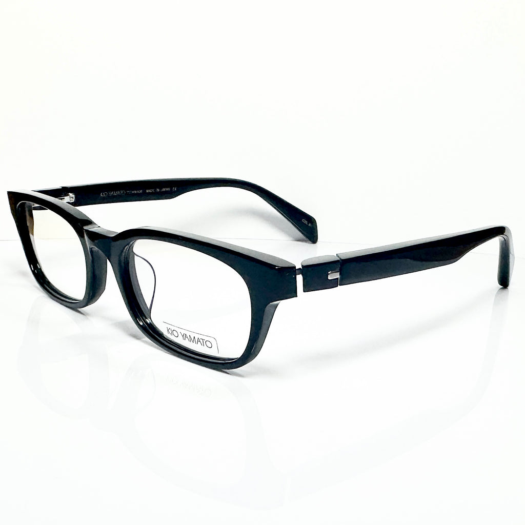 KIO YAMATO KP-162 col 01 Men's Eyeglasses Frames in Black -  Authentic New