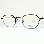 HACKETT HEB245 02 Octagon Eyeglasses Frames in Black - Authentic New