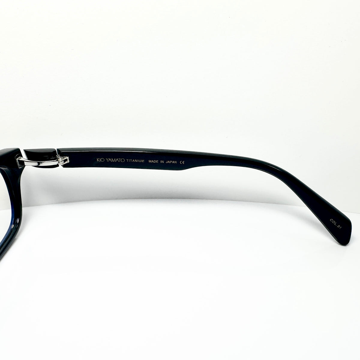 KIO YAMATO KP-162 col 01 Men's Eyeglasses Frames in Black -  Authentic New