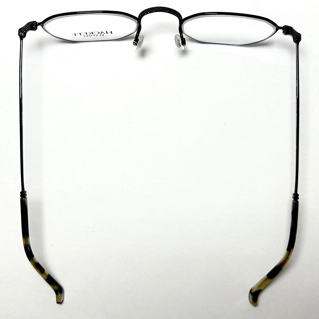 HACKETT HEB245 02 Octagon Eyeglasses Frames in Black - Authentic New