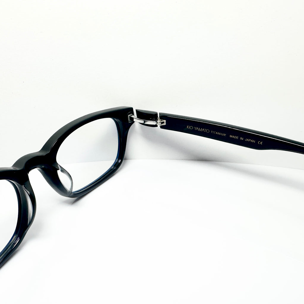 KIO YAMATO KP-162 col 01 Men's Eyeglasses Frames in Black -  Authentic New