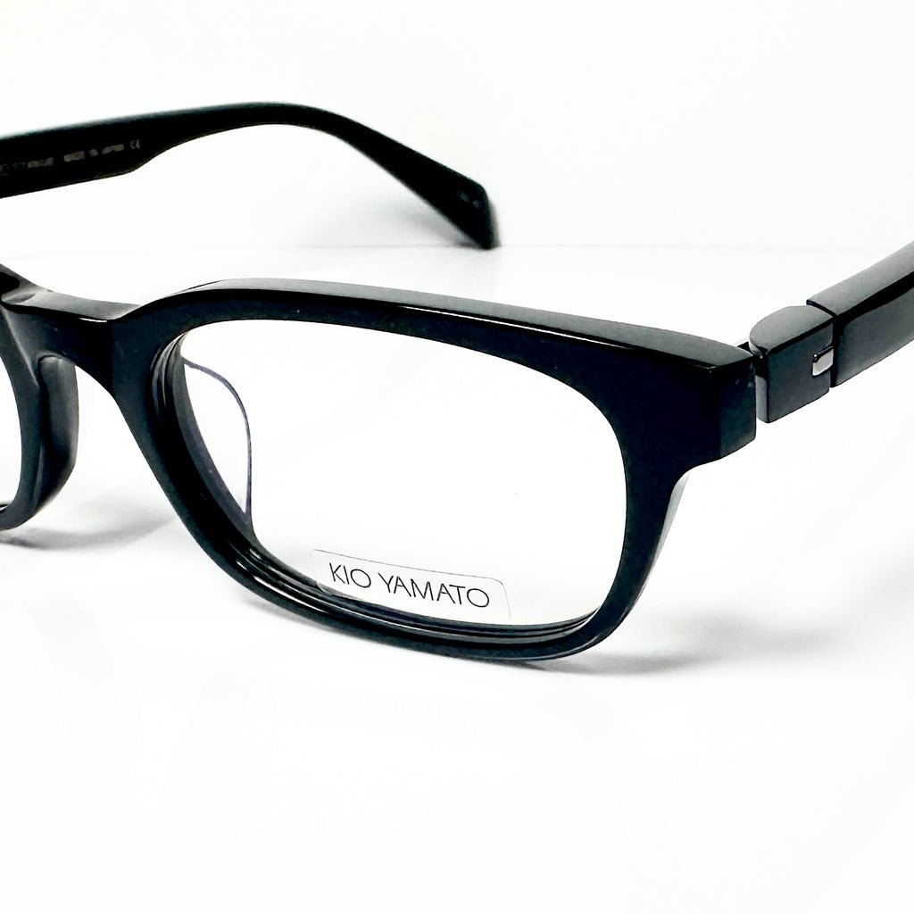 KIO YAMATO KP-162 col 01 Men's Eyeglasses Frames in Black -  Authentic New