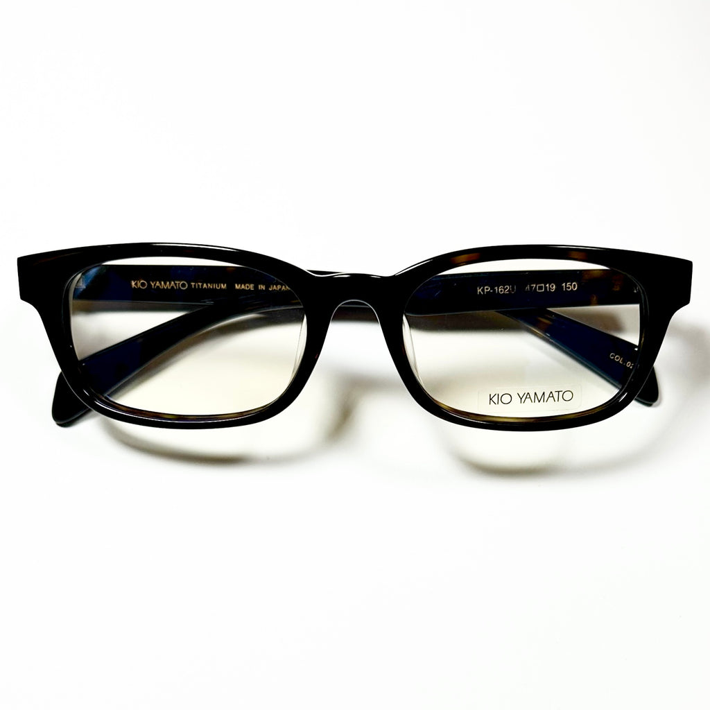 KIO YAMATO KP-162 col 02 Men's Eyeglasses Frames in Tortoise -  Authentic New