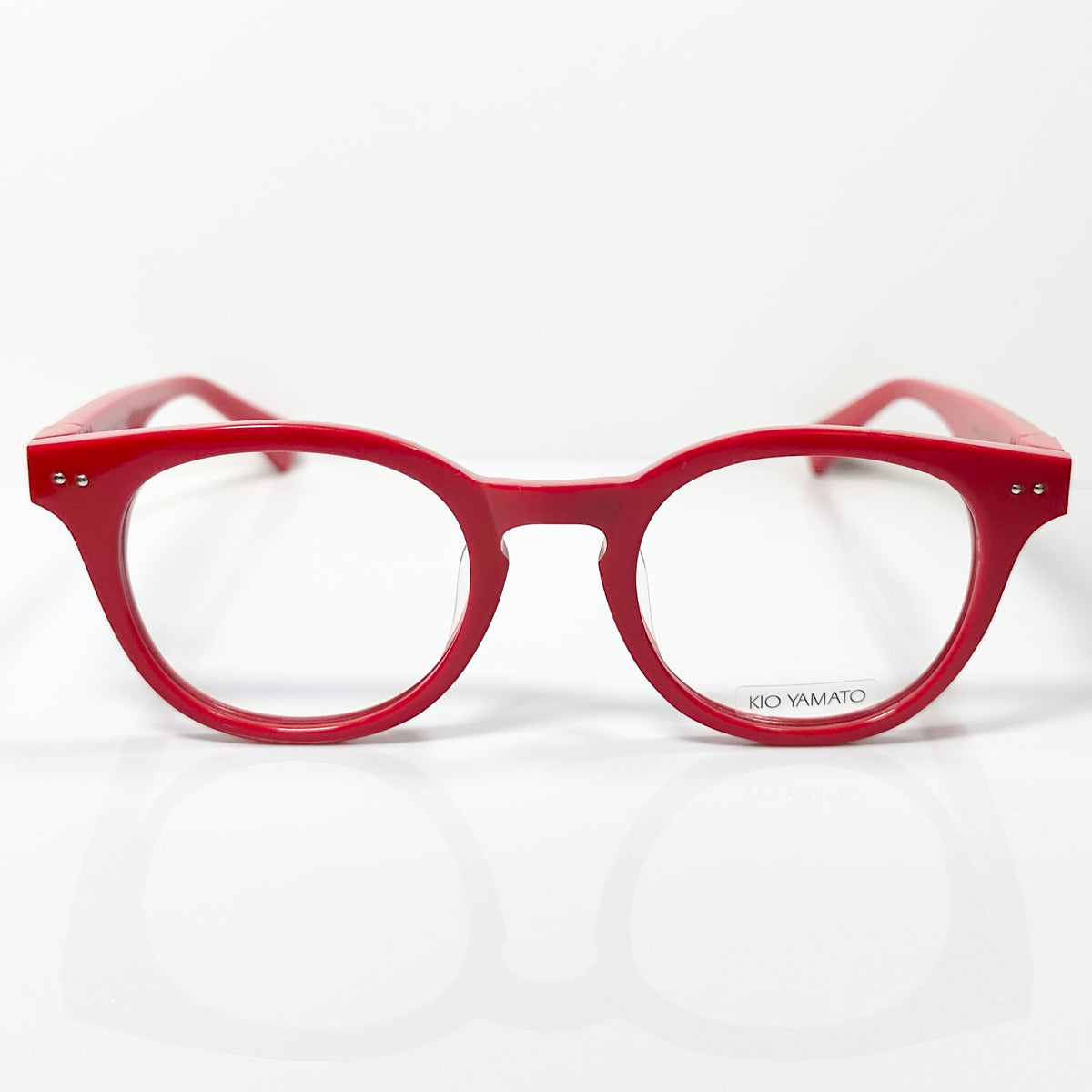 KIO YAMATO KP122 04 Eyeglasses Frames in Red - Authentic New