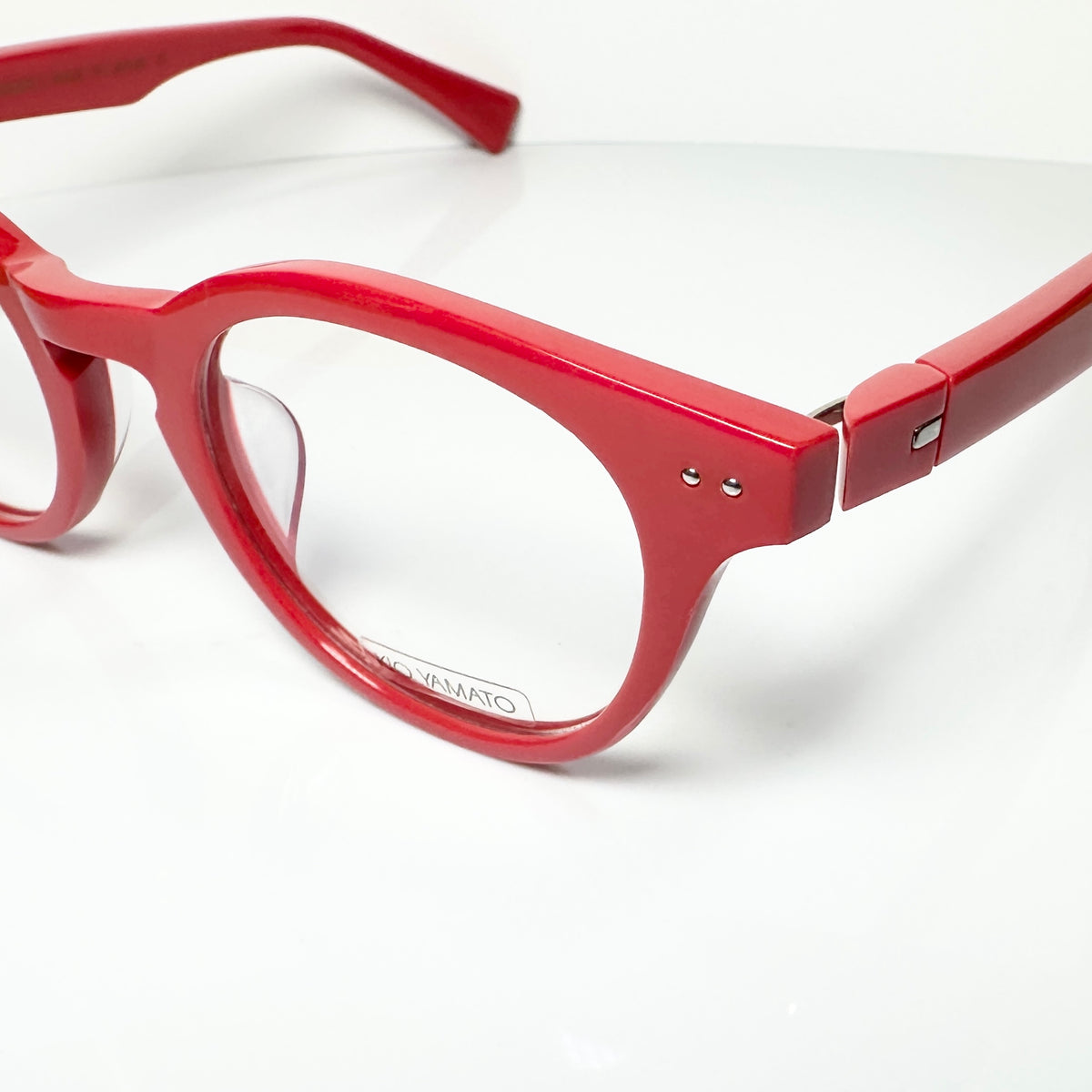 KIO YAMATO KP122 04 Eyeglasses Frames in Red - Authentic New