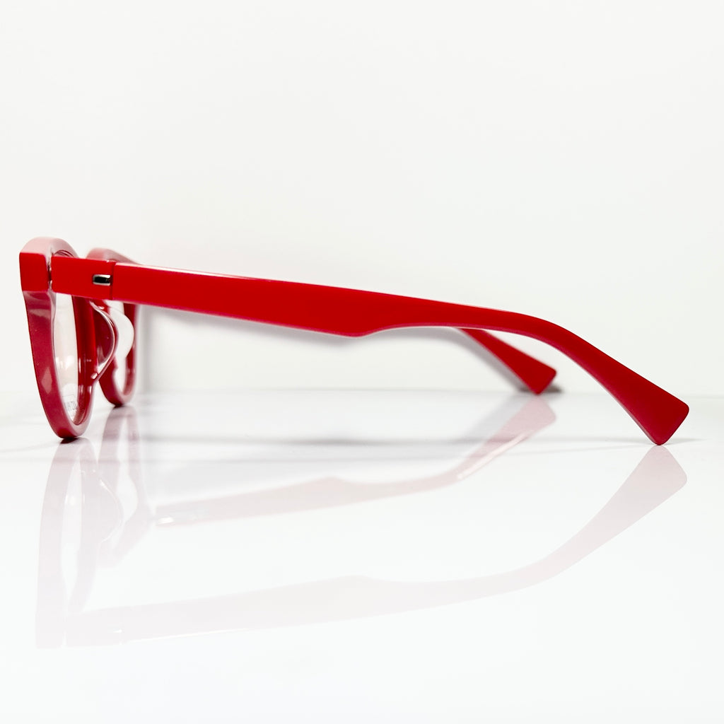 KIO YAMATO KP122 04 Eyeglasses Frames in Red - Authentic New