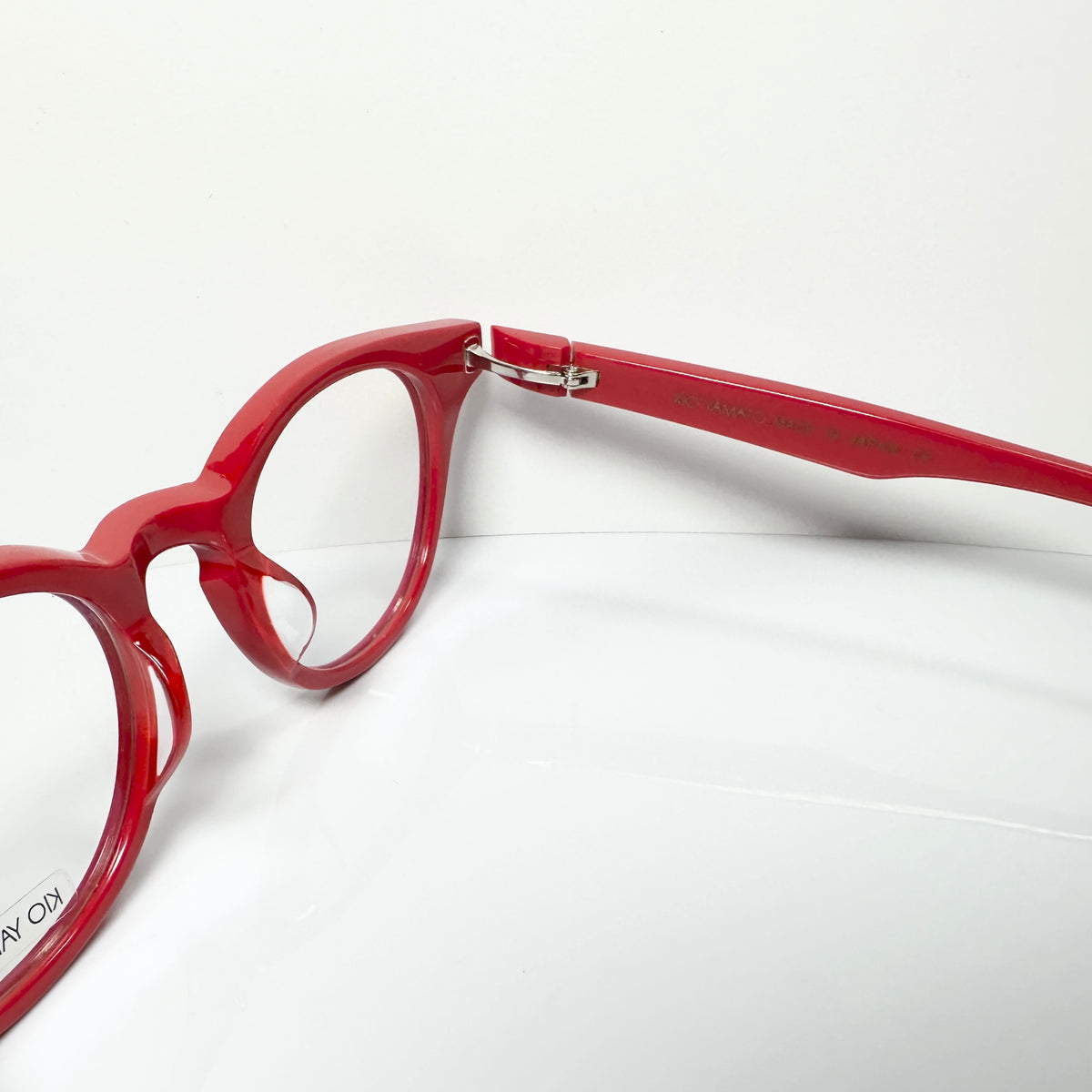 KIO YAMATO KP122 04 Eyeglasses Frames in Red - Authentic New