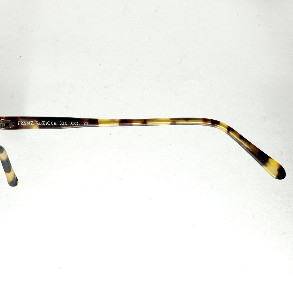 FRANZ Ruzicka Vintage Unused Eyeglasses Frames in Tortoise - Authentic