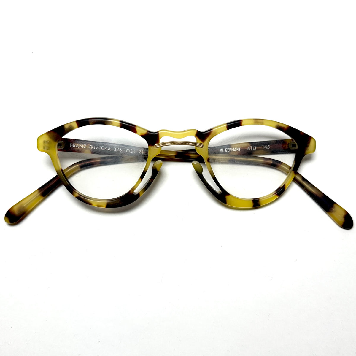 FRANZ Ruzicka Vintage Unused Eyeglasses Frames in Tortoise - Authentic