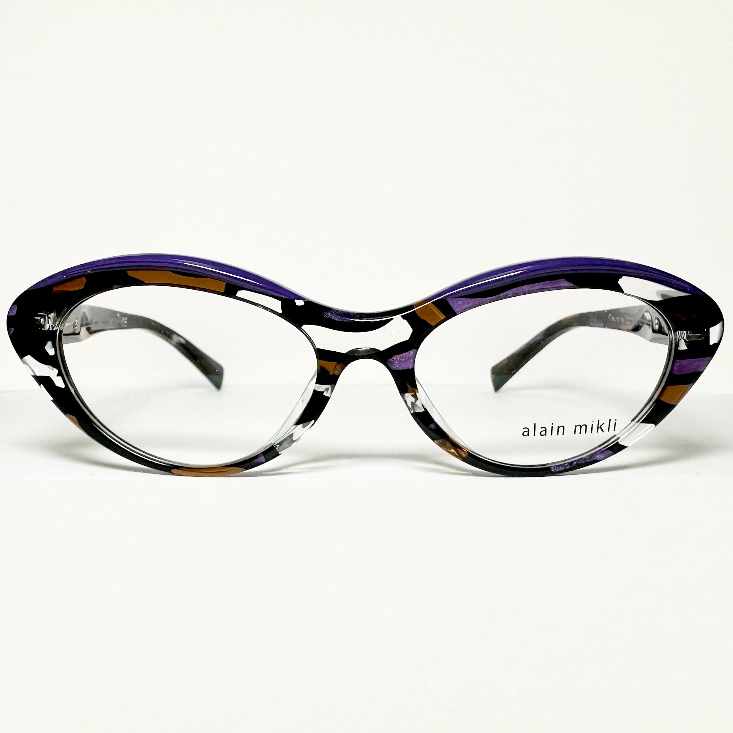 Alain Mikli  A03106A 005 Cat-eye Women Eyeglasses Frame NEW Authentic with case