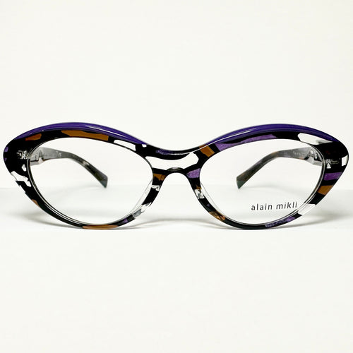 Alain Mikli  A03106A 005 Cat-eye Women Eyeglasses Frame NEW Authentic with case