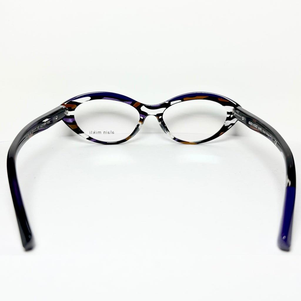 Alain Mikli  A03106A 005 Cat-eye Women Eyeglasses Frame NEW Authentic with case