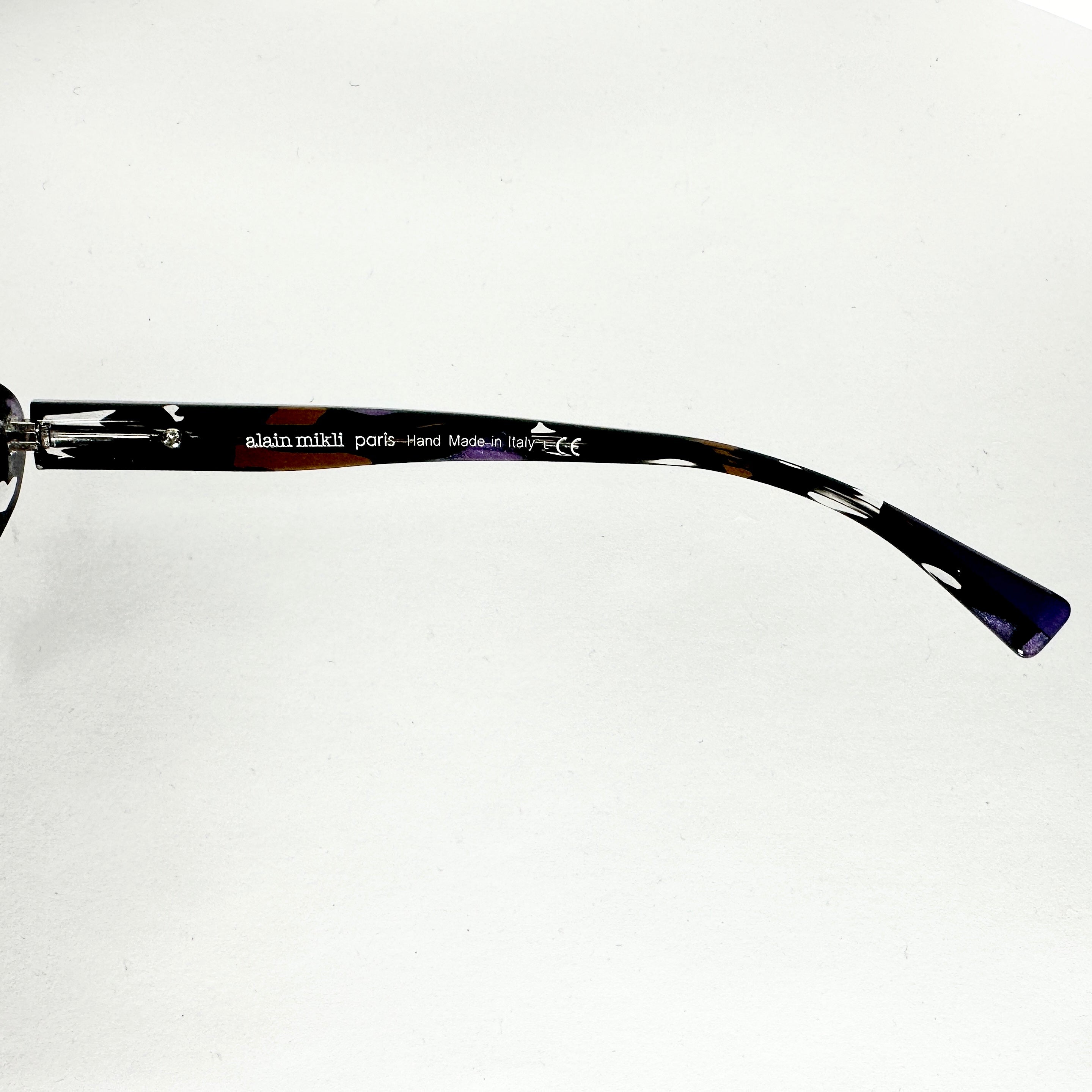 Alain Mikli  A03106A 005 Cat-eye Women Eyeglasses Frame NEW Authentic with case