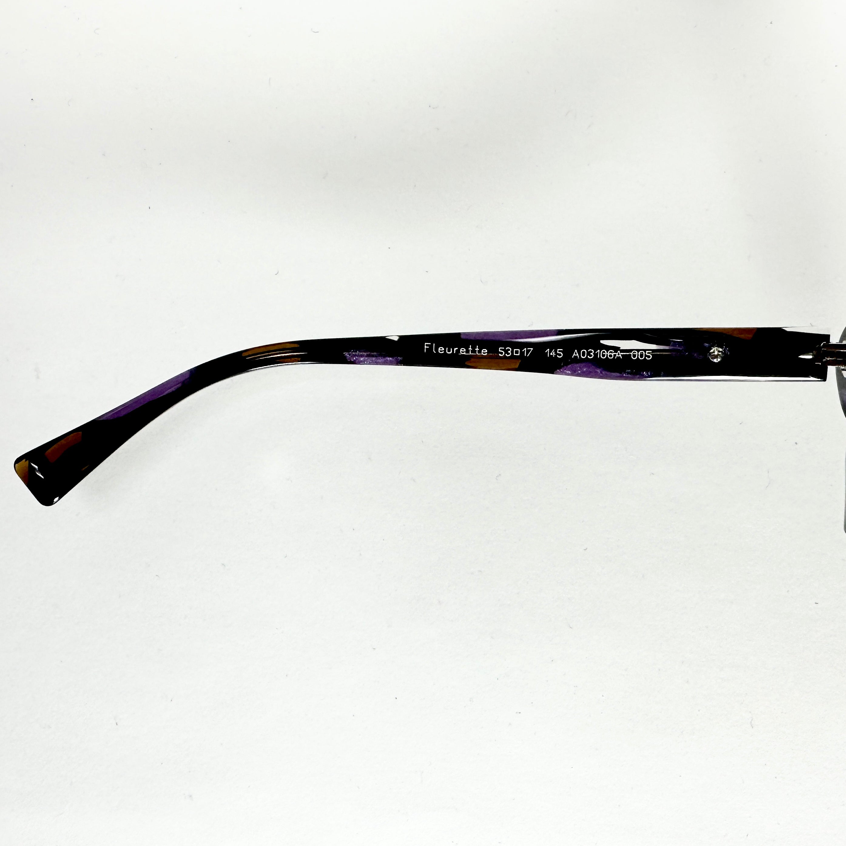 Alain Mikli  A03106A 005 Cat-eye Women Eyeglasses Frame NEW Authentic with case