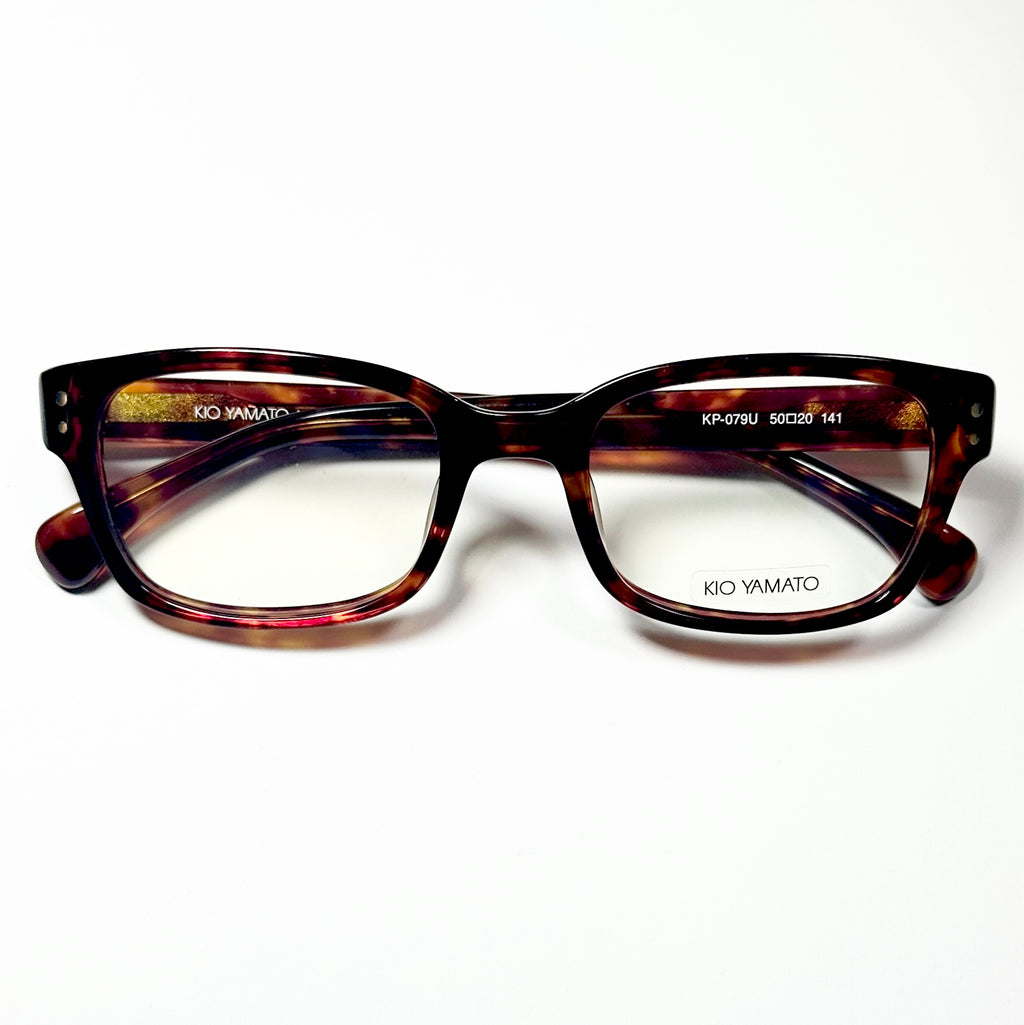 KIO YAMATO KP-079U col.1 Eyeglasses Frames in Tortoise - Authentic New