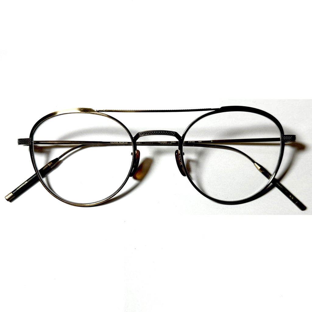 OLIVER PEOPLES OV1275T 5284 Eyeglasses Frames in Antique Gold - Authentic New