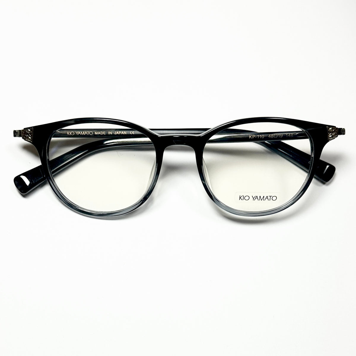 KIO YAMATO KP-110 col 04 Eyeglasses Frames in Dark Blue / Authentic New