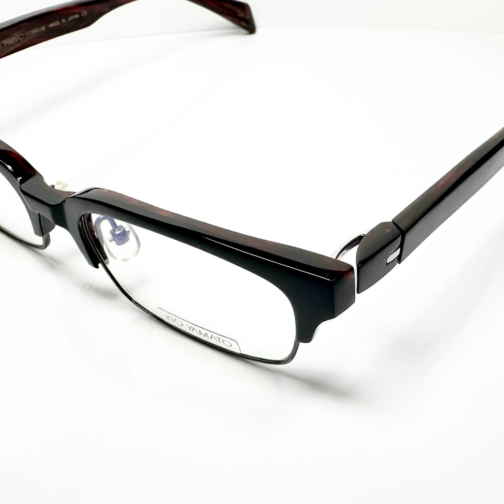 KIO YAMATO KP-161U col.01 Men's Eyeglasses Frames in Black - Authentic New