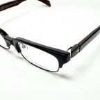 KIO YAMATO KP-161U col.01 Men's Eyeglasses Frames in Black - Authentic New