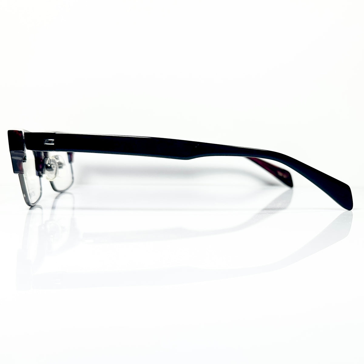 KIO YAMATO KP-161U col.01 Men's Eyeglasses Frames in Black - Authentic New