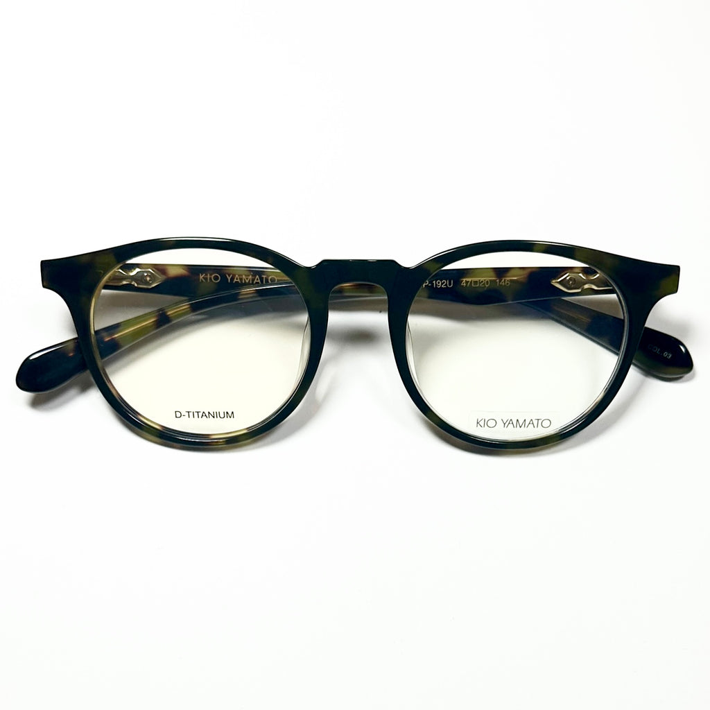 KIO YAMATO KP-192 03 Eyeglasses Frames in Tortoise - Authentic New