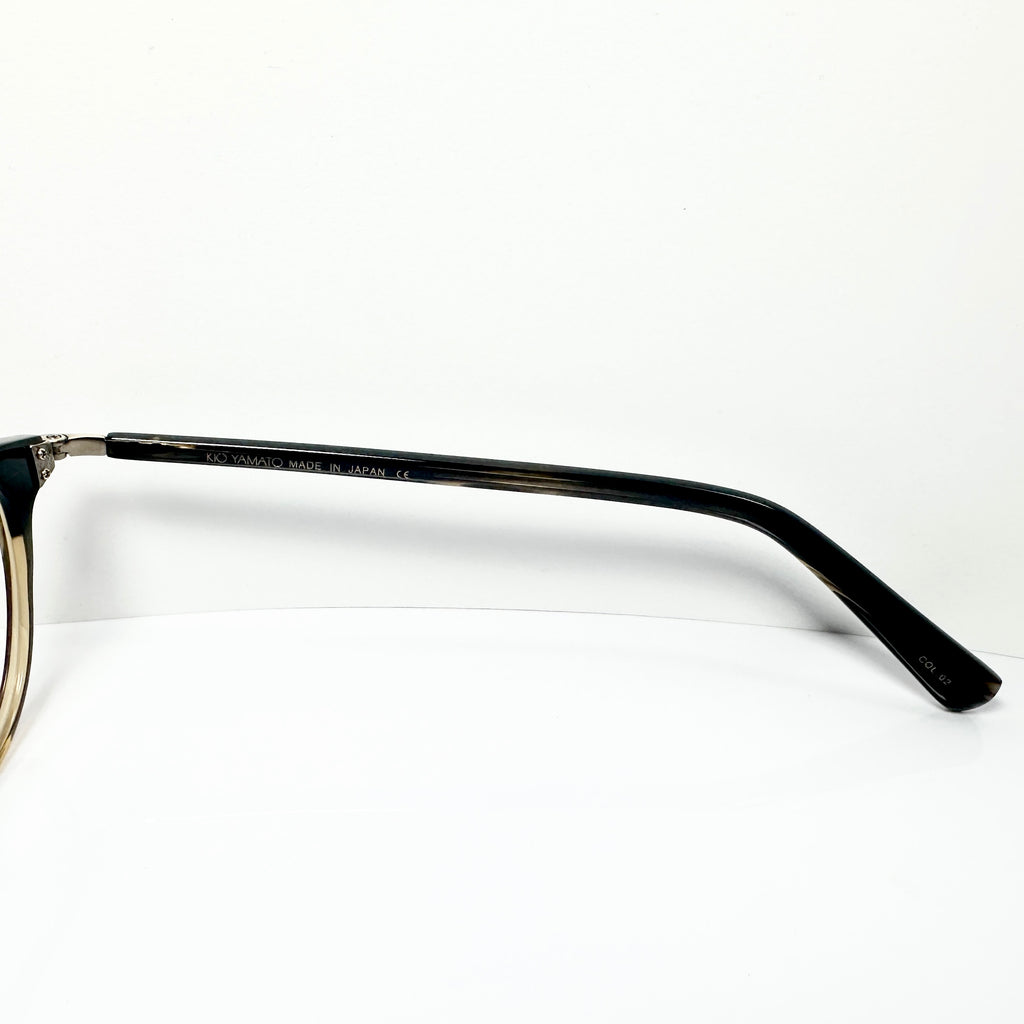 KIO YAMATO KP-110 col 02 Eyeglasses Frames in Coffee/Brown  Authentic New