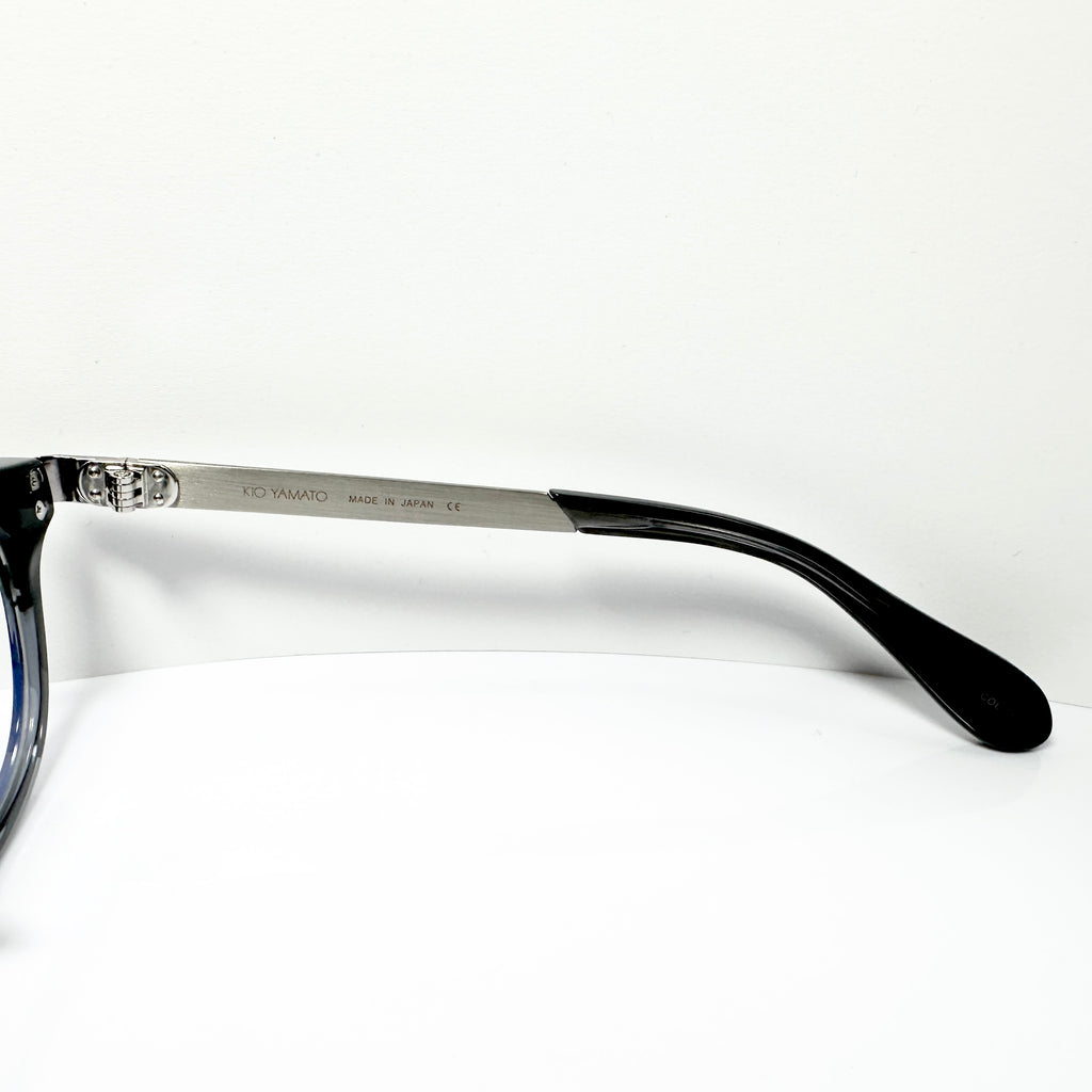 KIO YAMATO KP-136U col.05 Eyeglasses Frames in Blue/Silver - Authentic New