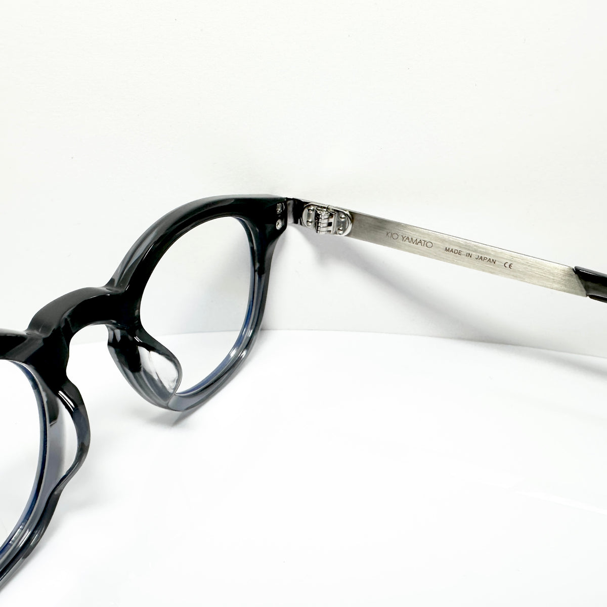 KIO YAMATO KP-136U col.05 Eyeglasses Frames in Blue/Silver - Authentic New