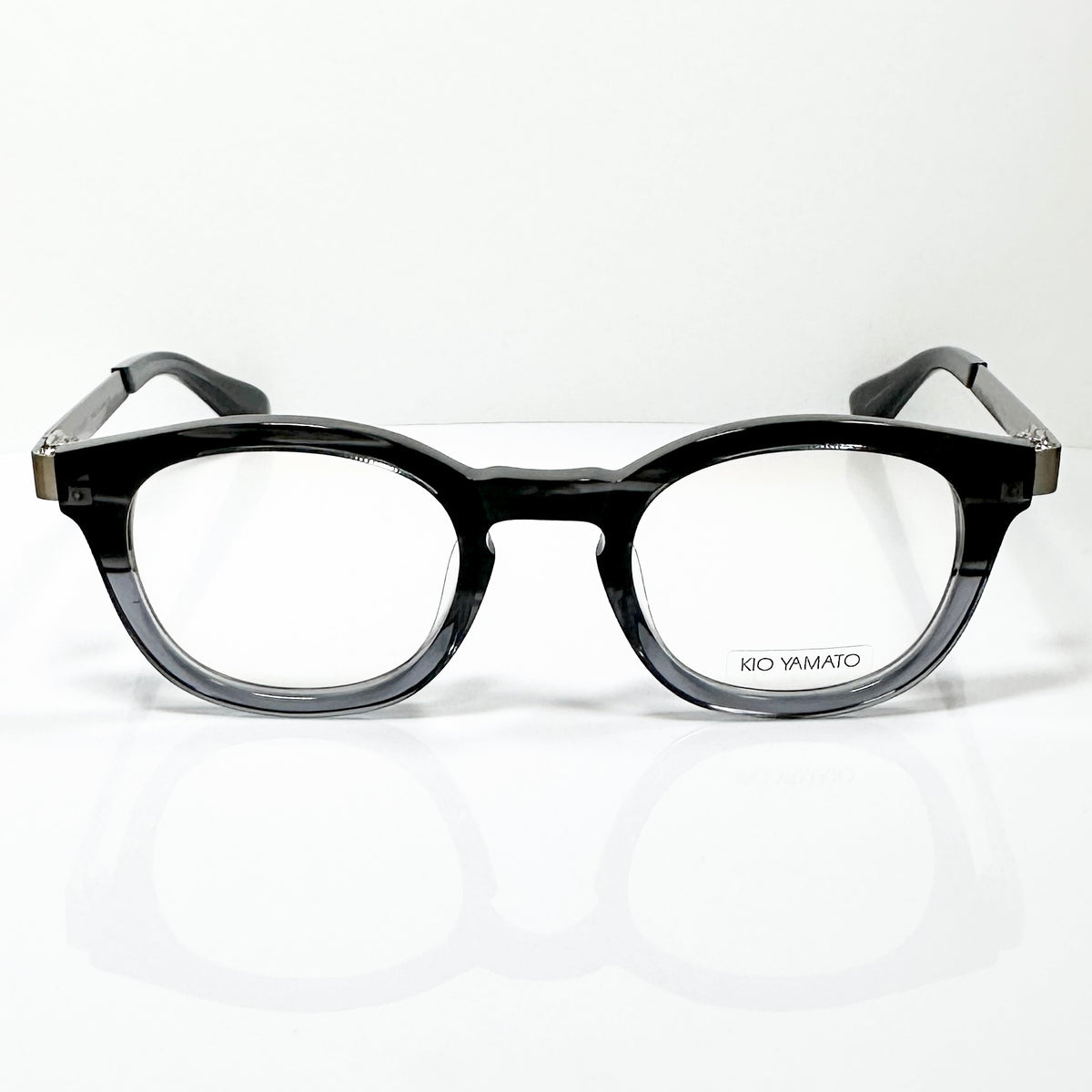 KIO YAMATO KP-136U col.05 Eyeglasses Frames in Blue/Silver - Authentic New