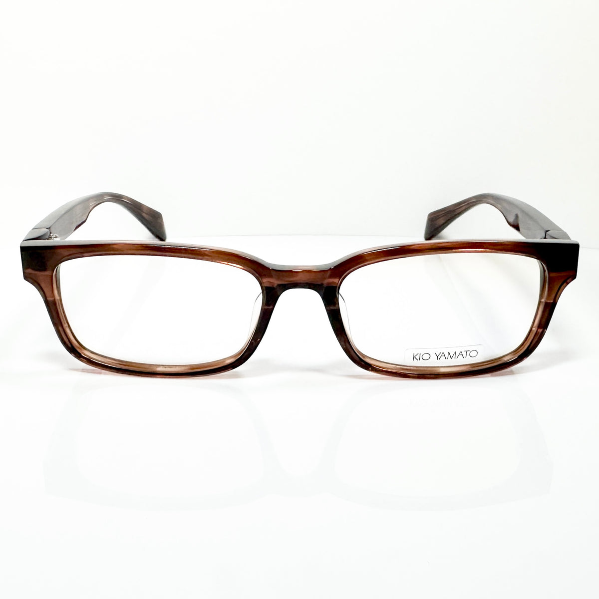 KIO YAMATO KP-163U col.02 Men's Eyeglasses Frames in Tortoise - Authentic New
