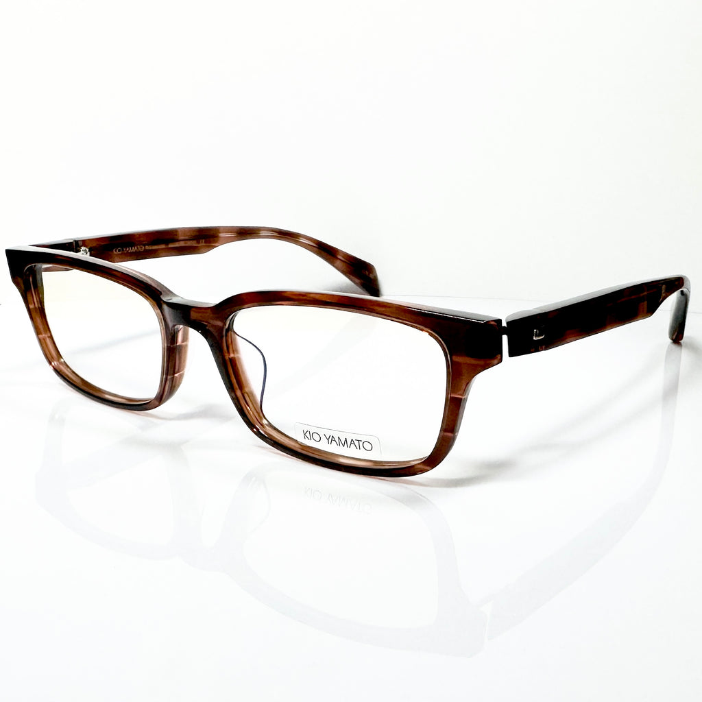 KIO YAMATO KP-163U col.02 Men's Eyeglasses Frames in Tortoise - Authentic New