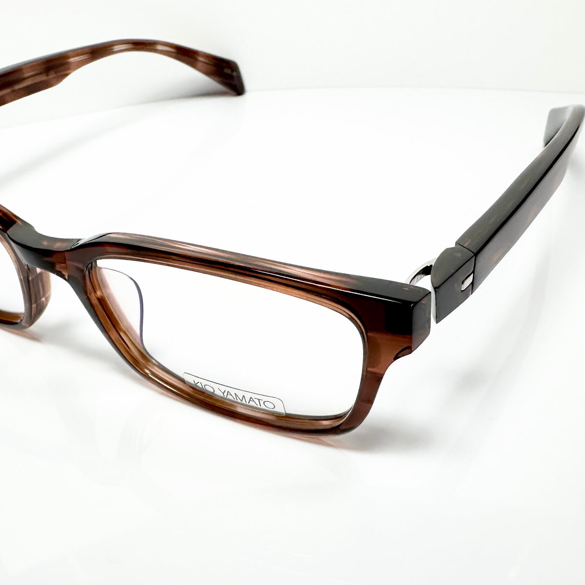 KIO YAMATO KP-163U col.02 Men's Eyeglasses Frames in Tortoise - Authentic New