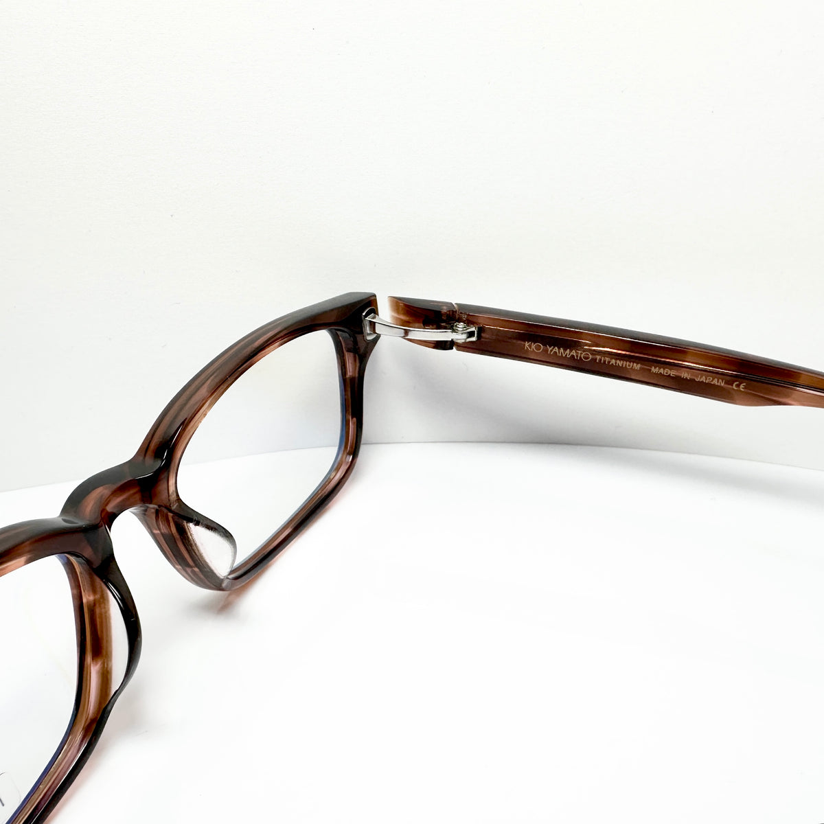KIO YAMATO KP-163U col.02 Men's Eyeglasses Frames in Tortoise - Authentic New