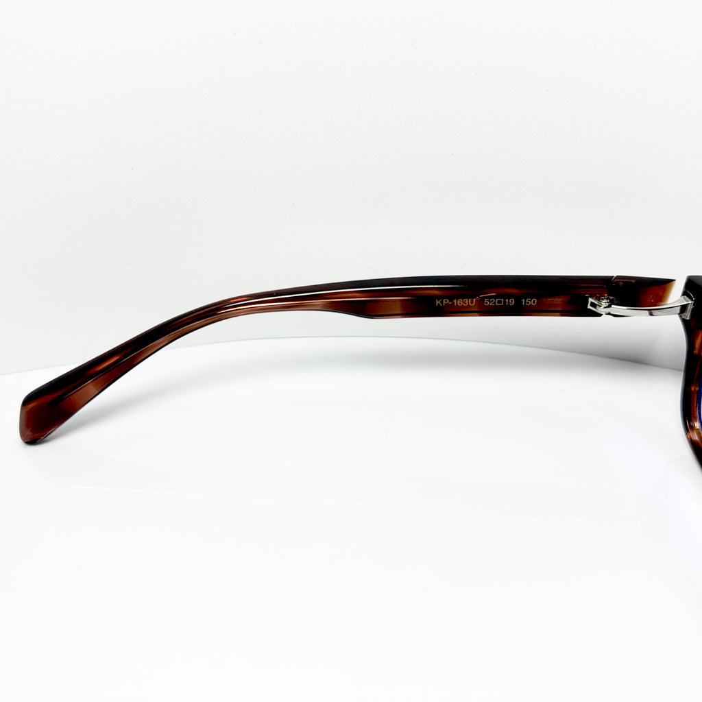 KIO YAMATO KP-163U col.02 Men's Eyeglasses Frames in Tortoise - Authentic New