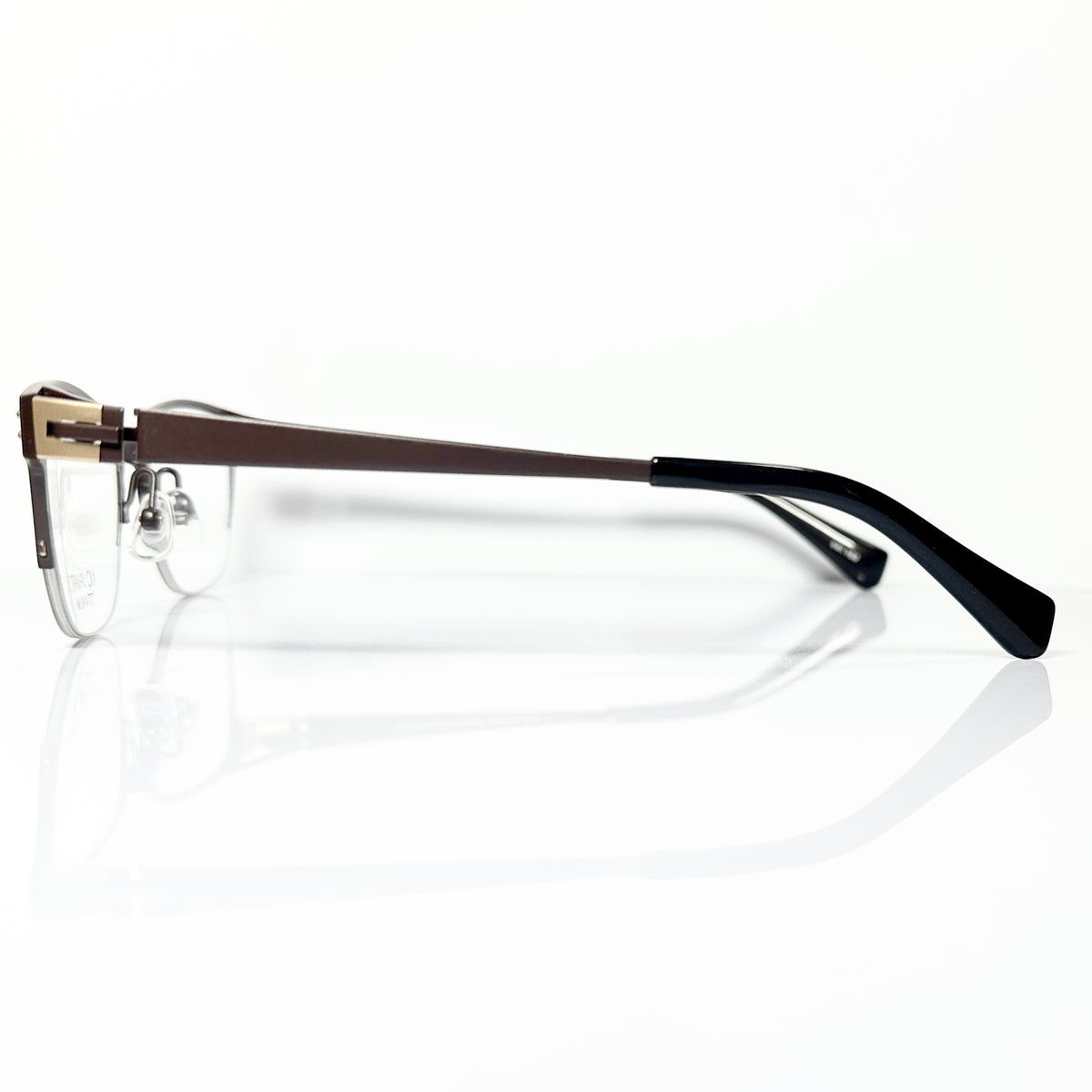 KIO YAMATO KT-342 col 103 Eyeglasses Frames in Brown -  Authentic New