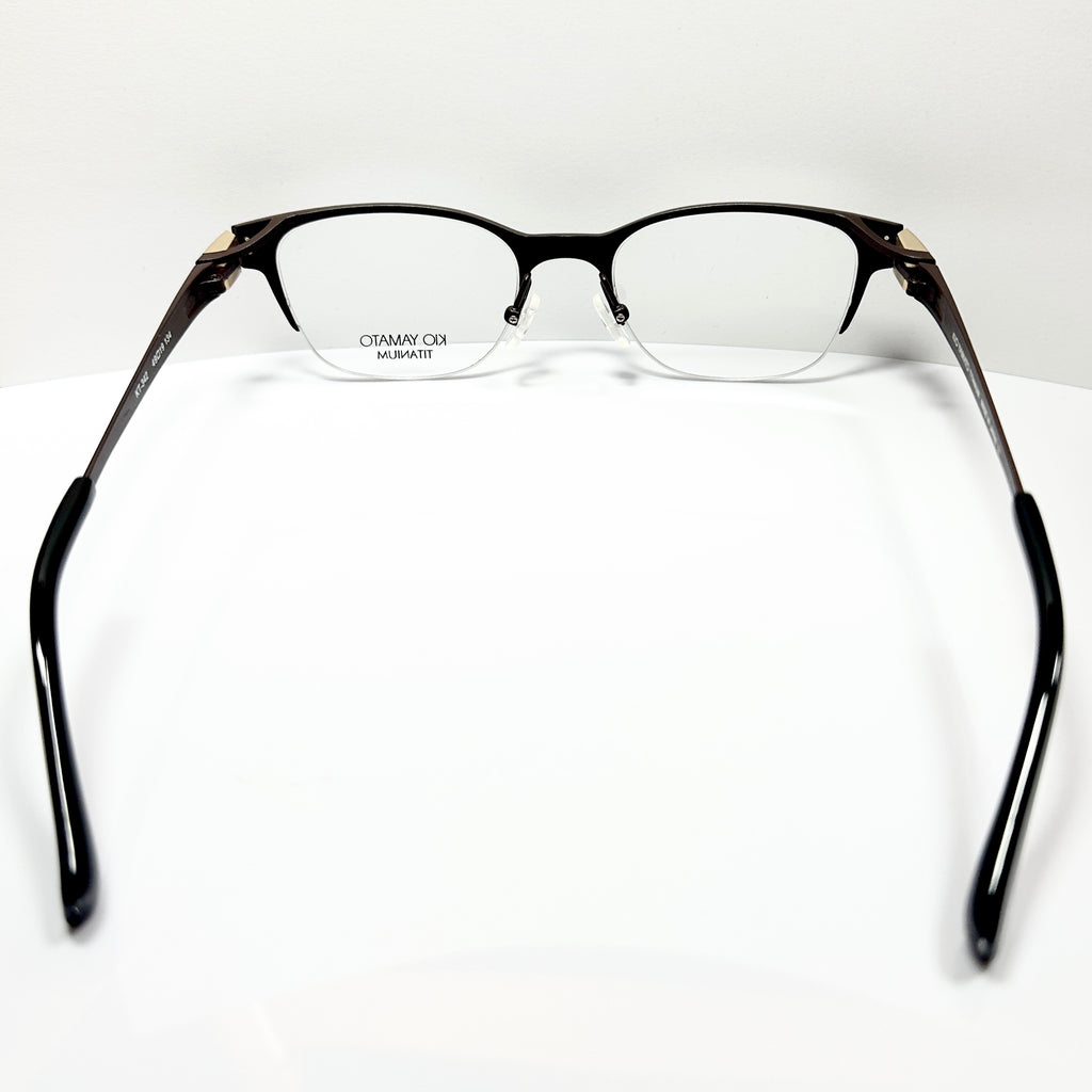 KIO YAMATO KT-342 col 103 Eyeglasses Frames in Brown -  Authentic New