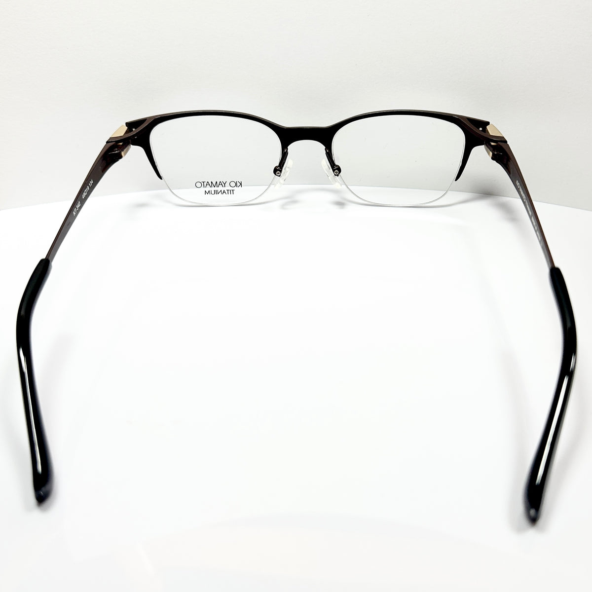 KIO YAMATO KT-342 col 103 Eyeglasses Frames in Brown -  Authentic New