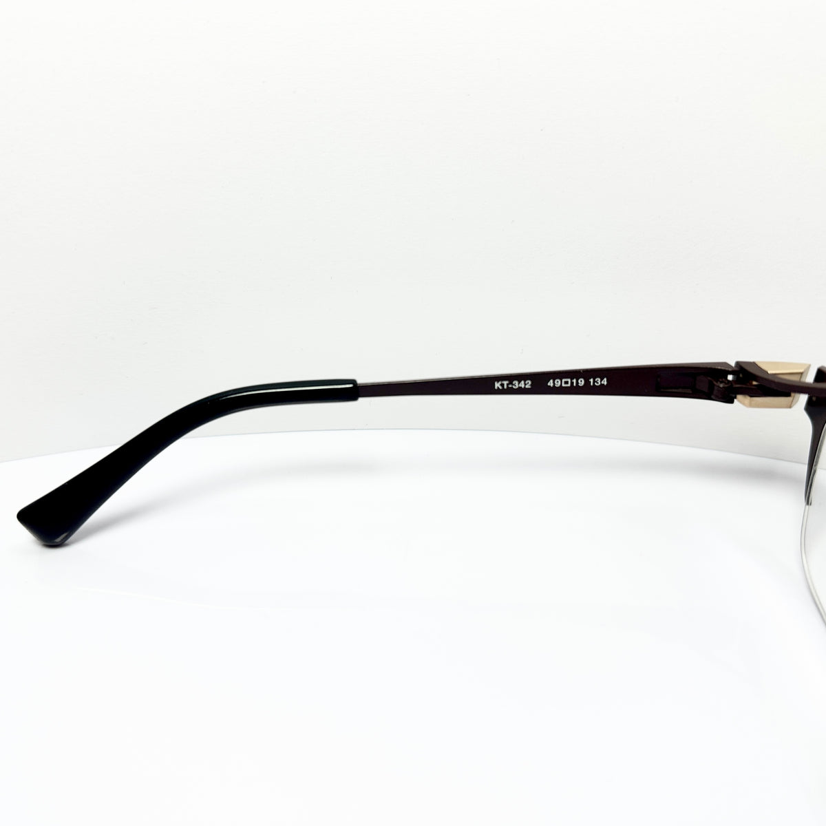 KIO YAMATO KT-342 col 103 Eyeglasses Frames in Brown -  Authentic New