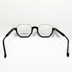 Eyepetizer Andy Men's Octagon Half-Rim Eyeglasses Frames in Black - Authentic New