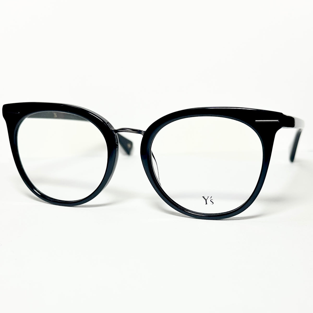 Yohji Yamamoto Y's YS1002 001 Women's Eyeglasses Frame in Black - Authentic New