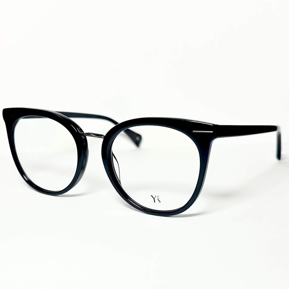 Yohji Yamamoto Y's YS1002 001 Women's Eyeglasses Frame in Black - Authentic New