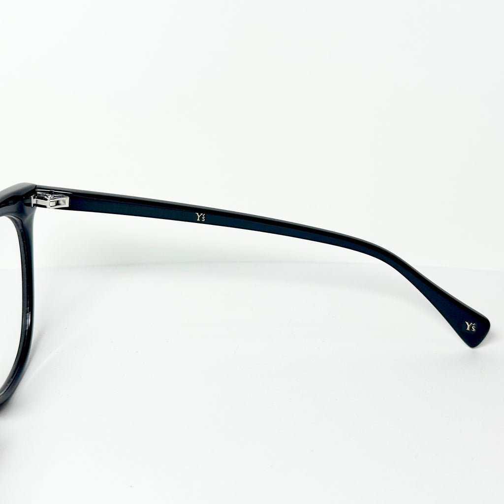 Yohji Yamamoto Y's YS1002 001 Women's Eyeglasses Frame in Black - Authentic New