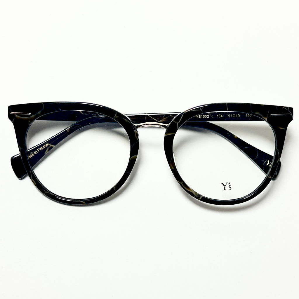 Yohji Yamamoto Y's YS1002 134 Women's Eyeglasses Frame in Brown - Authentic New