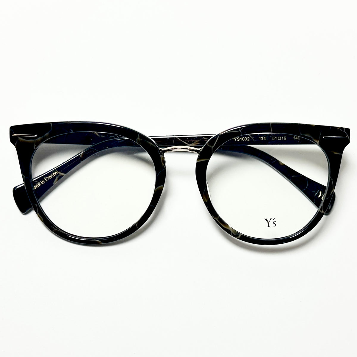 Yohji Yamamoto Y's YS1002 134 Women's Eyeglasses Frame in Brown - Authentic New