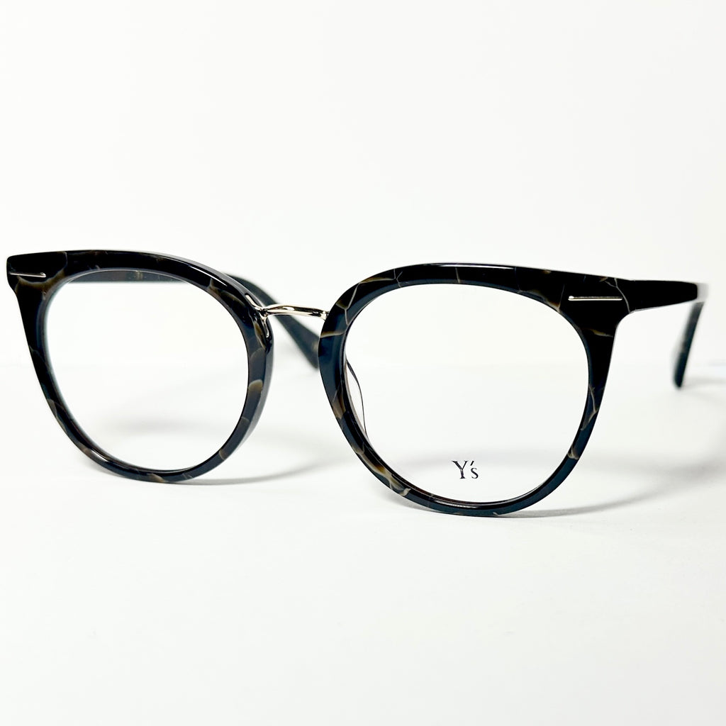 Yohji Yamamoto Y's YS1002 134 Women's Eyeglasses Frame in Brown - Authentic New