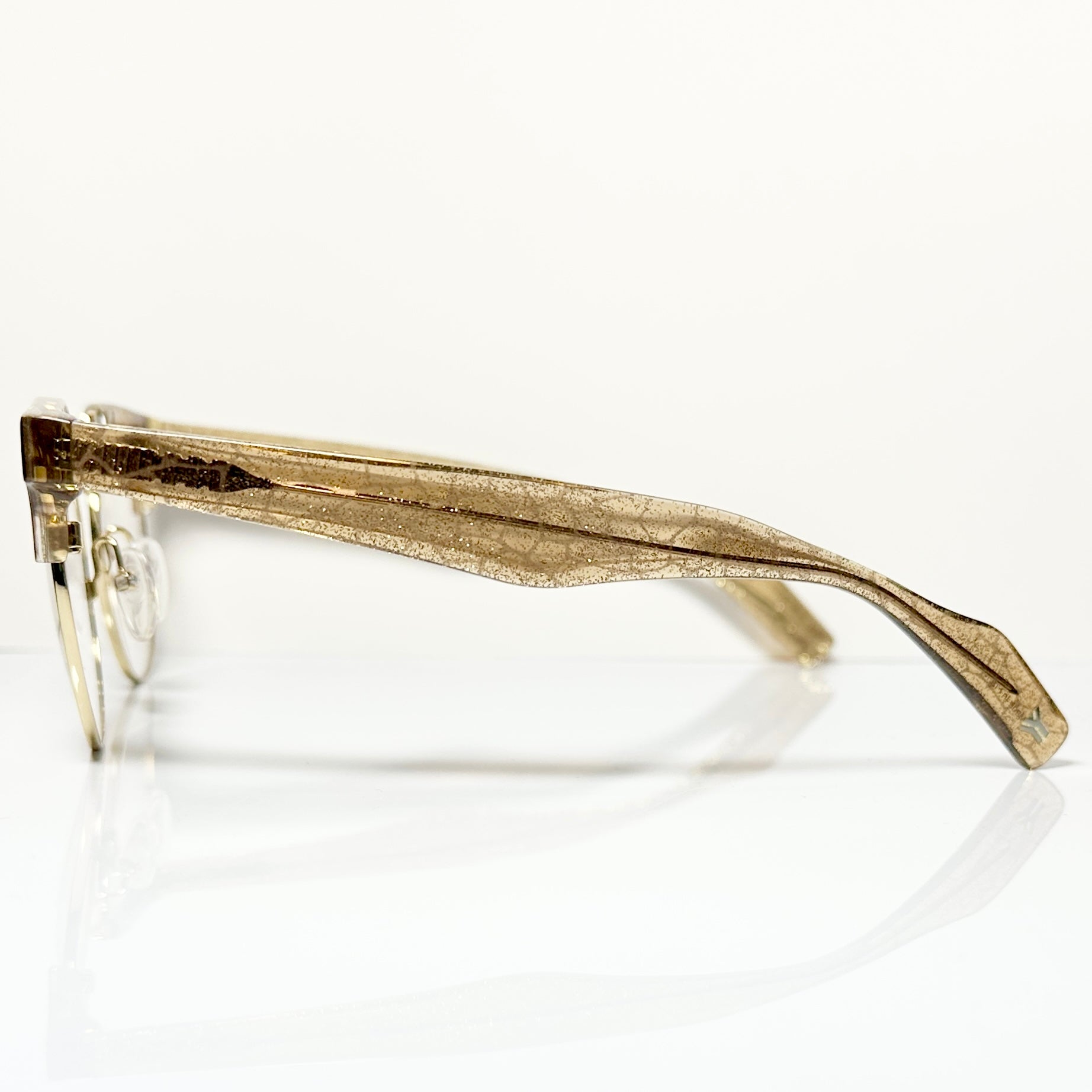 Yohji Yamamoto YY3009 180 Women's Eyeglasses Frame in Gold - Authentic New