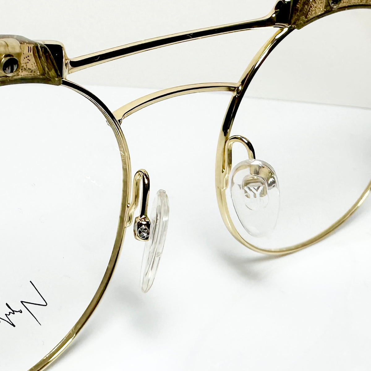 Yohji Yamamoto YY3009 180 Women's Eyeglasses Frame in Gold - Authentic New