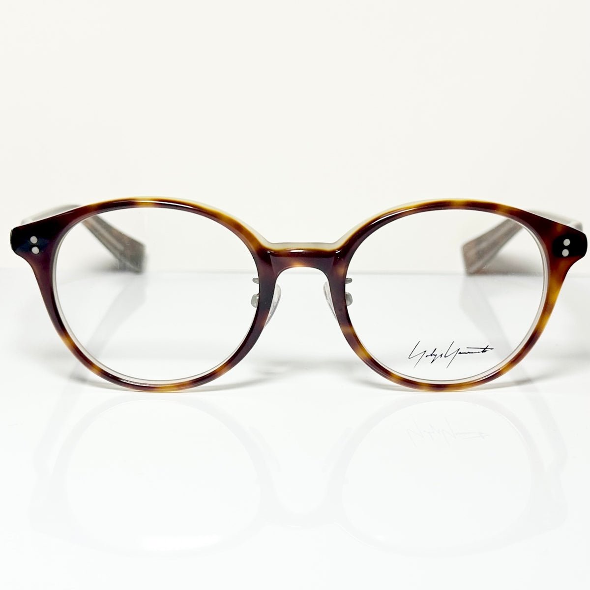 Yohji Yamamoto YY1020 101 Eyeglasses Frame in Tortoise Beige - Authentic New