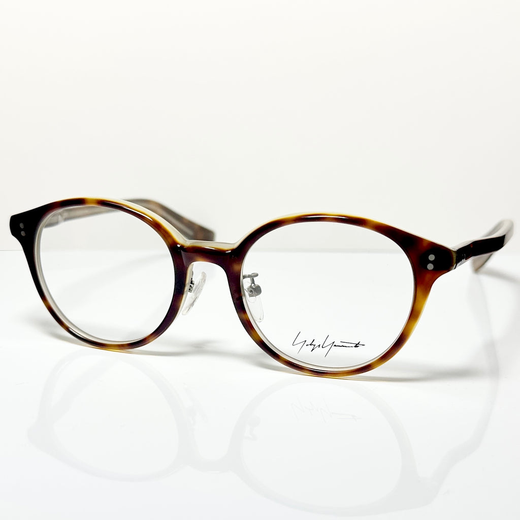 Yohji Yamamoto YY1020 101 Eyeglasses Frame in Tortoise Beige - Authentic New